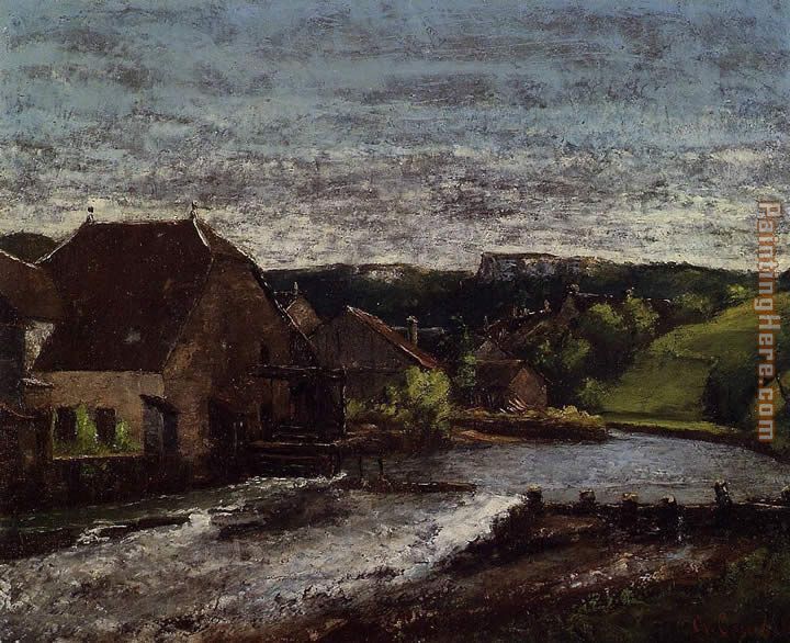 Gustave Courbet The Loue Valley